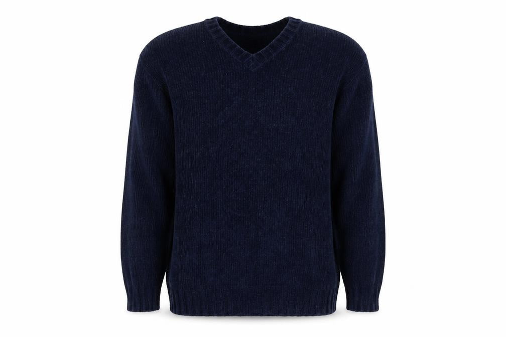 Marks & Spencer Men’s Blue V-Neck Pullover L