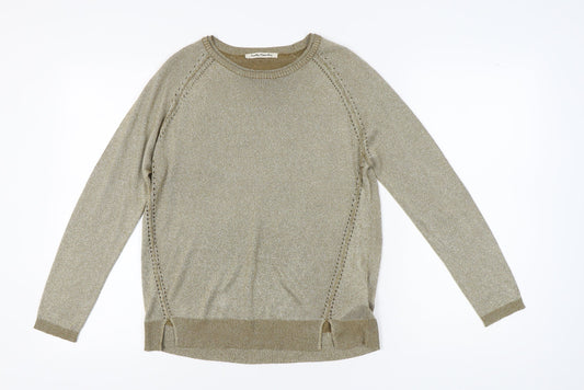 Betty Barclay Women's Gold Pullover Jumper Size 12