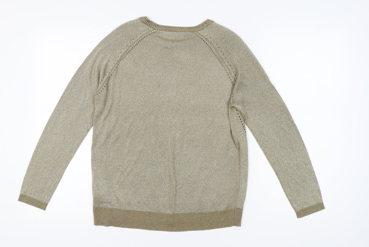 Betty Barclay Women's Gold Pullover Jumper Size 12