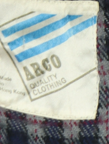 Arco Men's Blue Puffer Jacket L - Casual Winter Essential