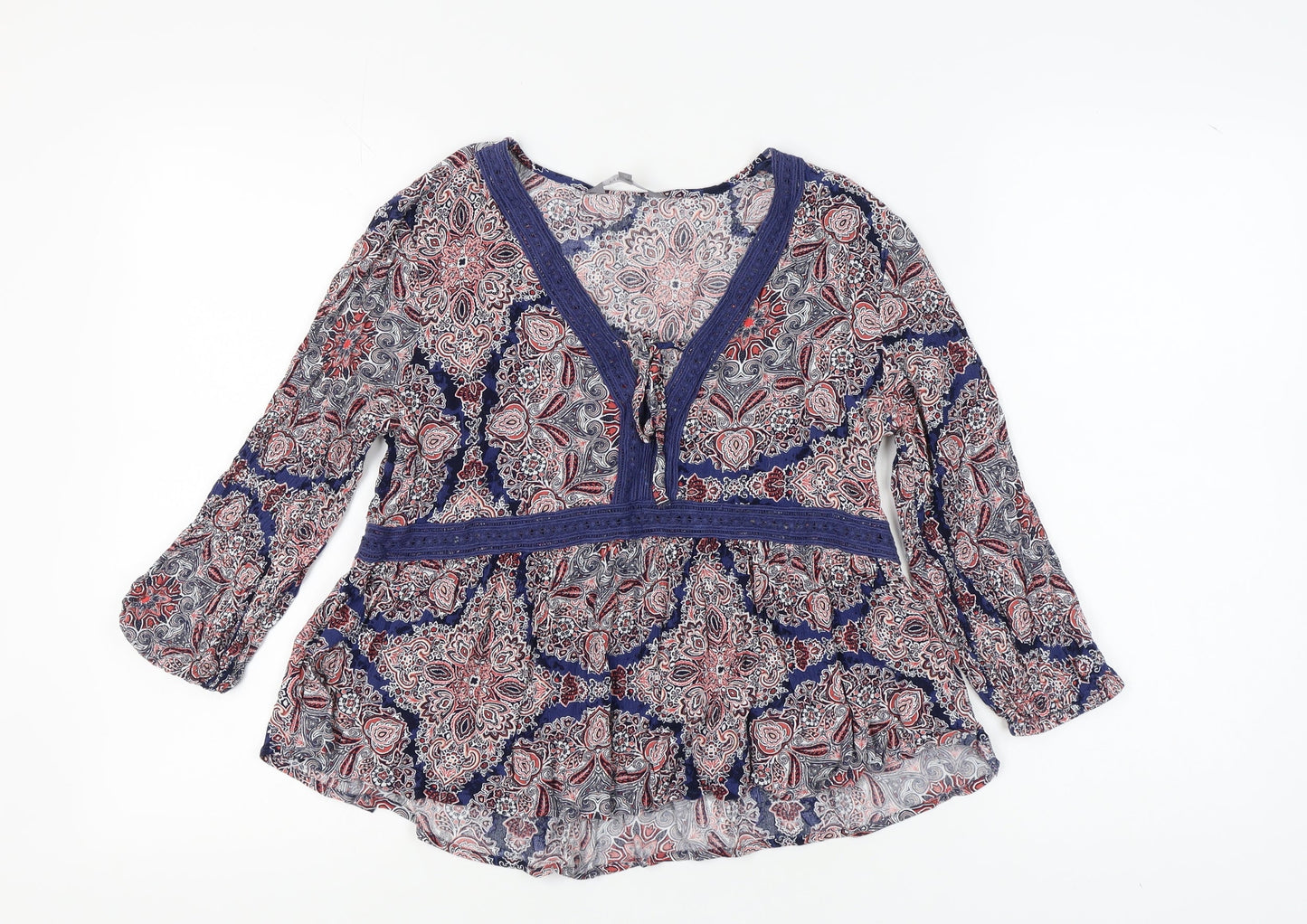 Principles Women's Multicoloured Paisley Tunic Blouse