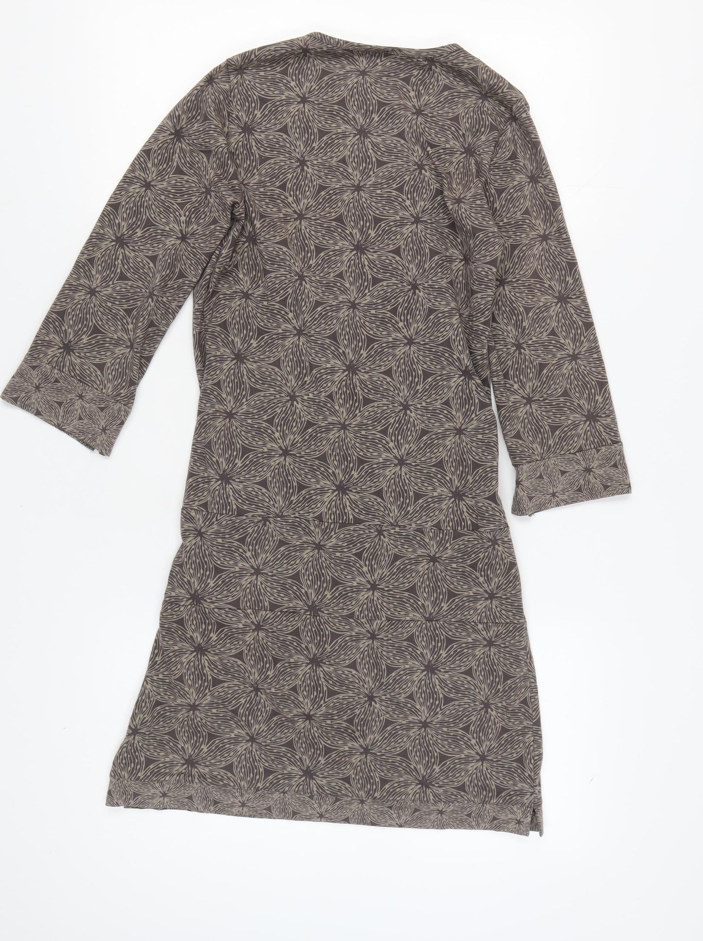 White Stuff Women's Brown Geometric Dress Size 10