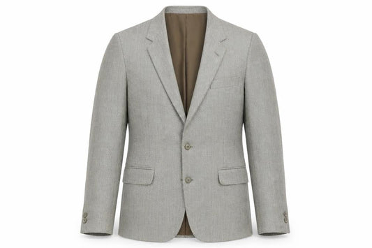 Brook Taverner Men's Grey Tweed Blazer 44 Regular
