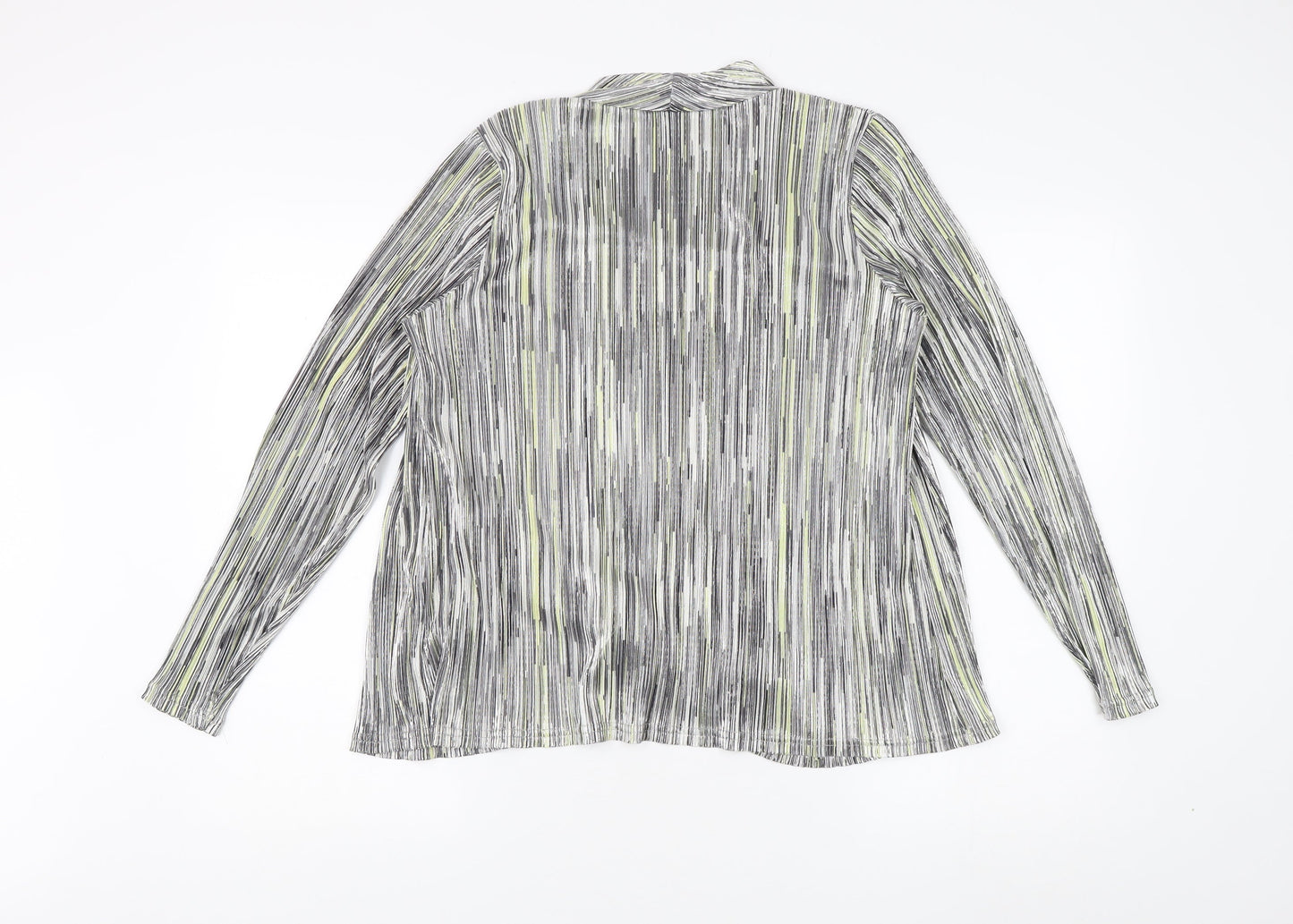 Anna Rose Women's Medium Black Striped Jacket