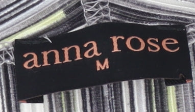 Anna Rose Women's Medium Black Striped Jacket
