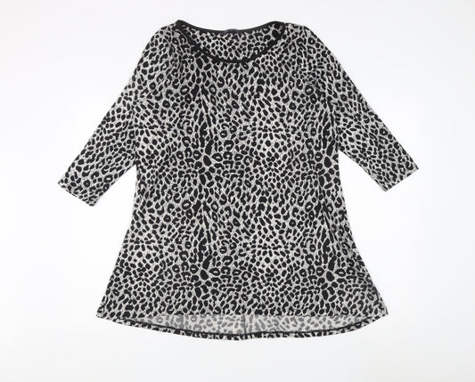 Marks and Spencer Women's Animal Print Blouse UK 12