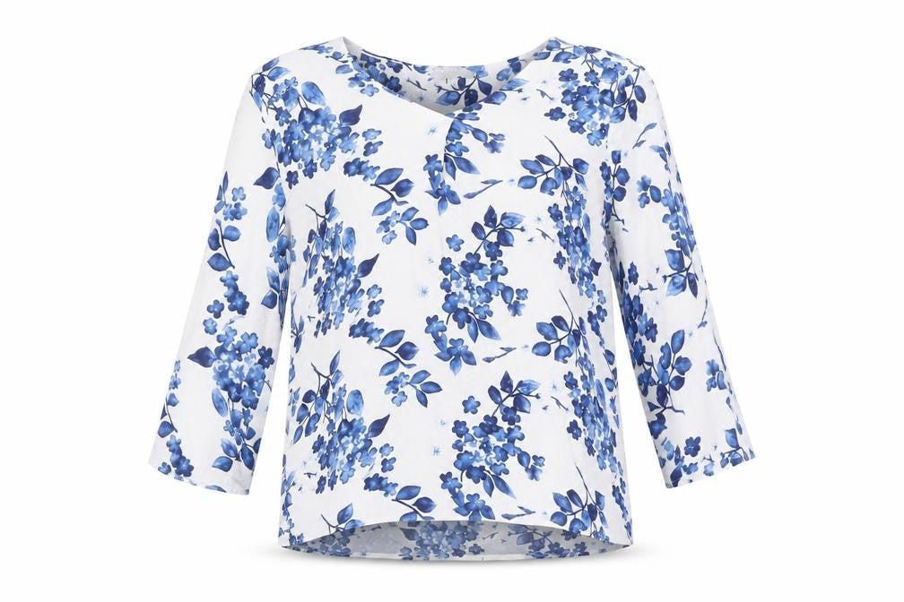 Queenspark Women's Multicoloured Floral Top Size 10