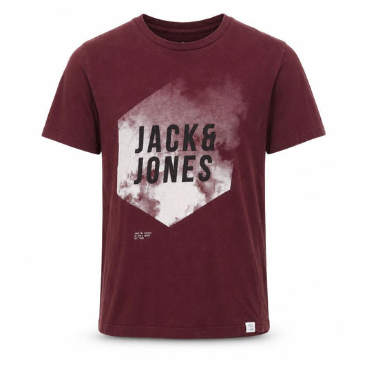 Jack & Jones Red Medium Men's Graphic T-Shirt