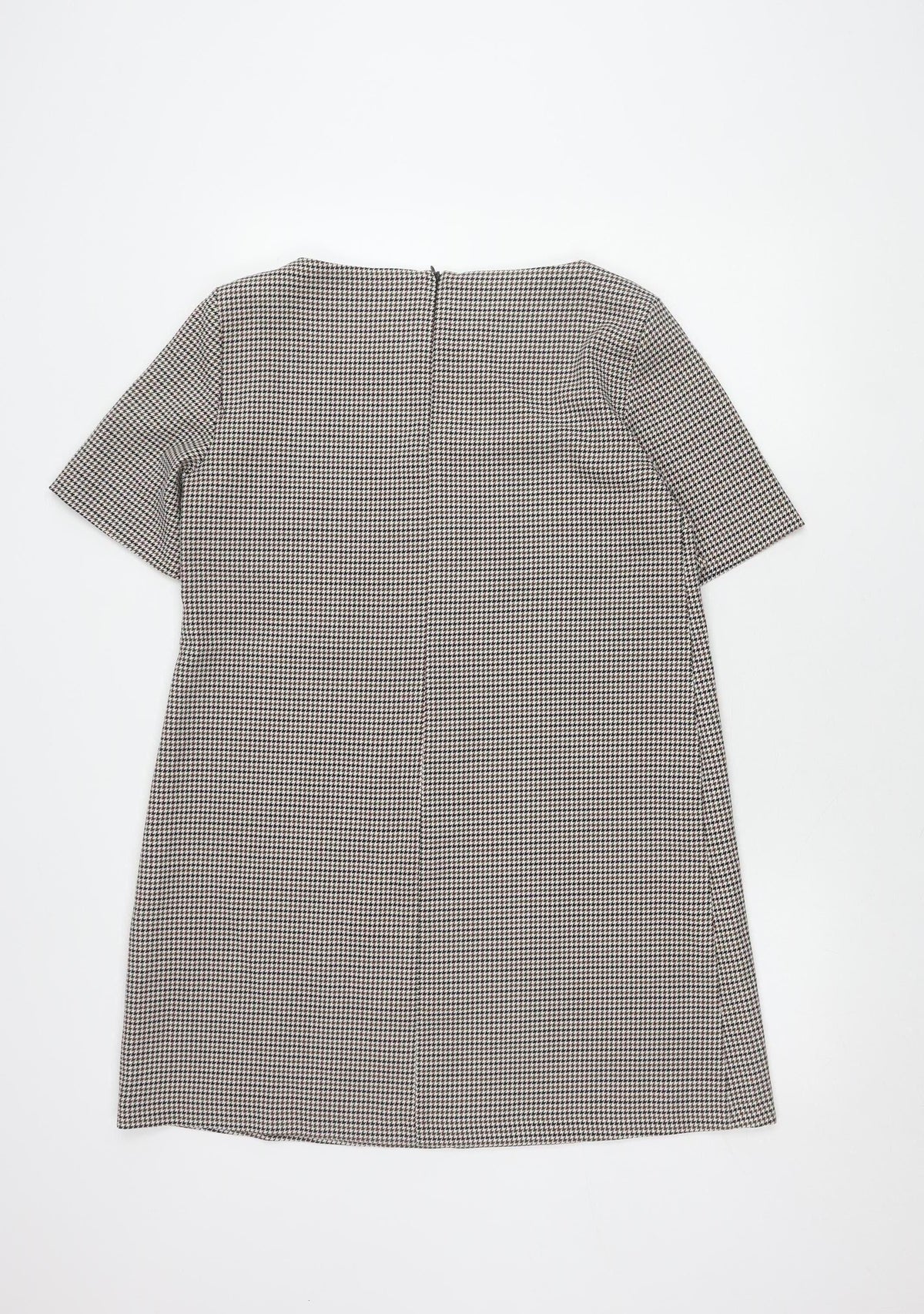 Zara Woman Women's Brown Houndstooth Dress Size 12