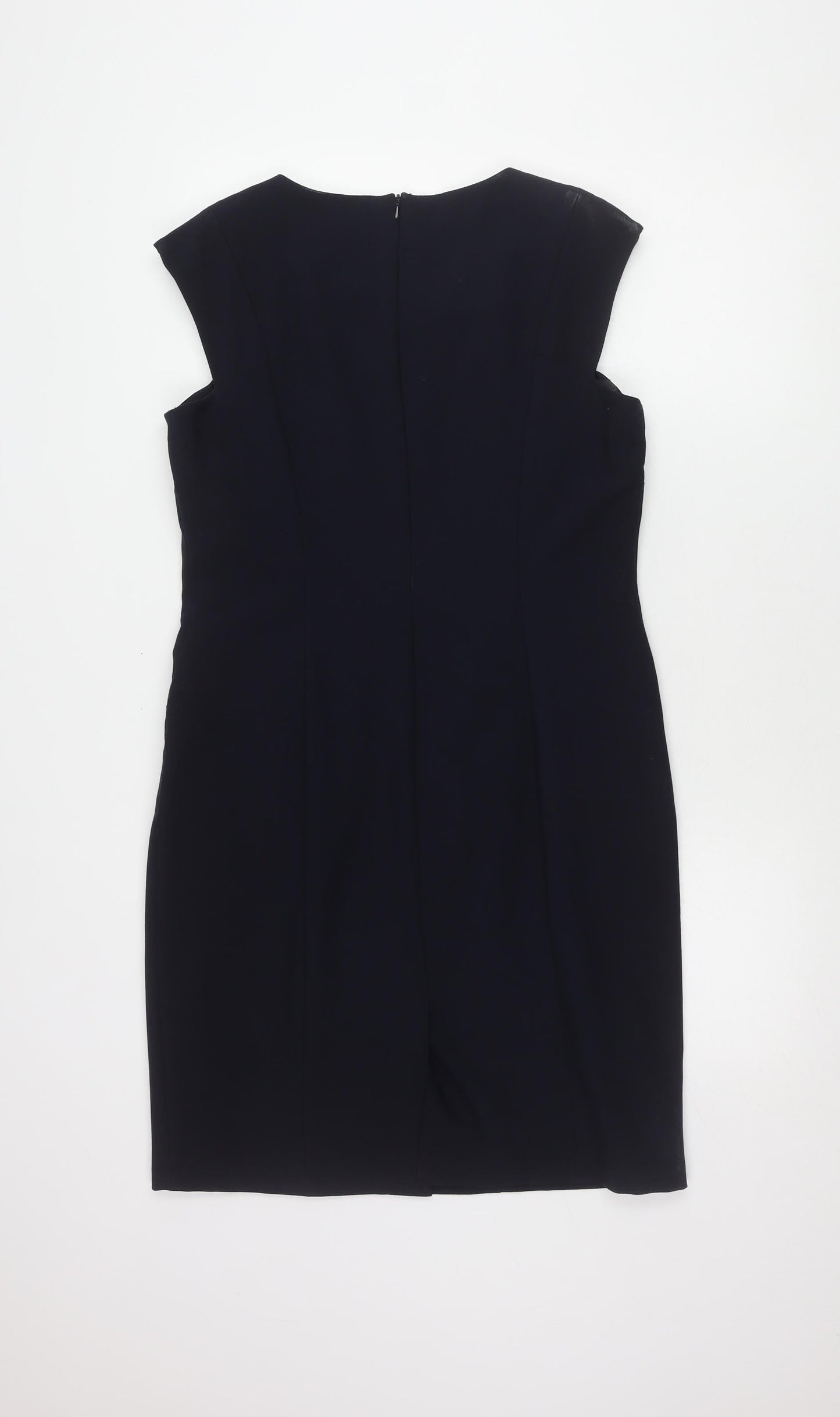 Next Women's Black Sheath Dress Size 14 - Workwear Essential