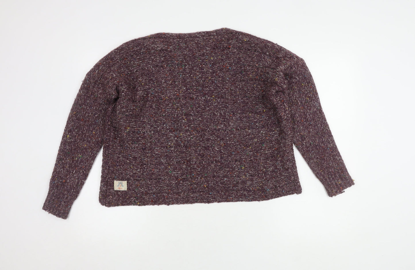 SoulCal & Co Women's Purple Chunky Knit Jumper Size 8