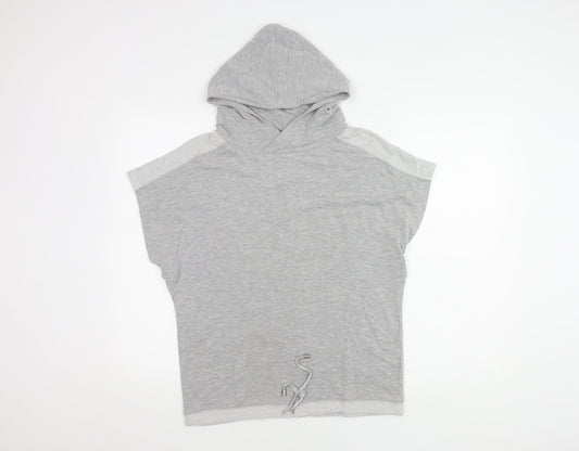 Mint Velvet Women's Grey Sleeveless Hoodie Size 14
