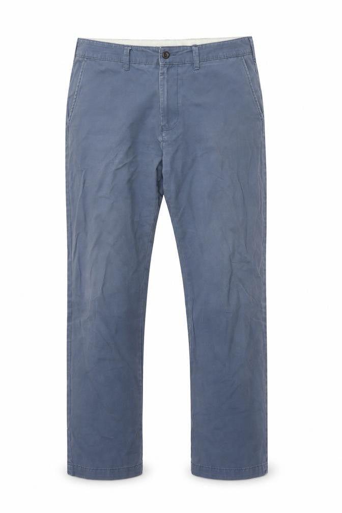 Marks & Spencer Men's Blue Straight Trousers Size 36
