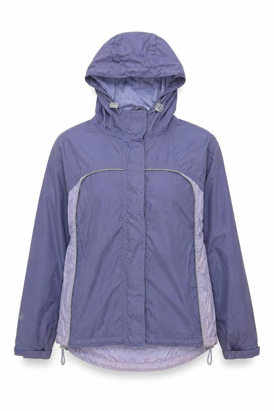Peter Storm Women's Blue Hooded Rain Jacket Size 14