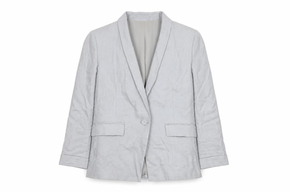 Whistles Grey Women's Blazer Size 12 Regular Fit