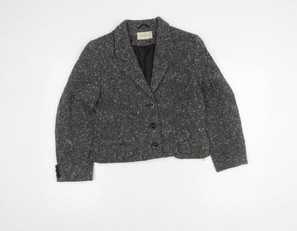 Minuet Women's Black Tweed Suit Jacket Size 12