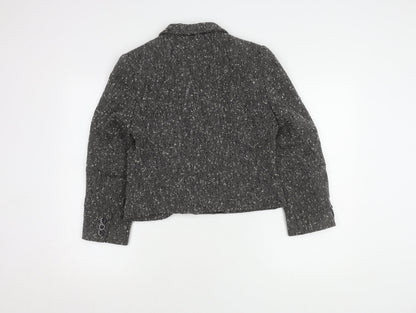 Minuet Women's Black Tweed Suit Jacket Size 12