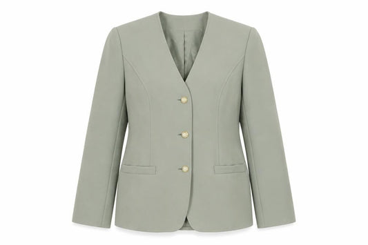 Eastex Women's Green Blazer, Size 12, Regular Fit