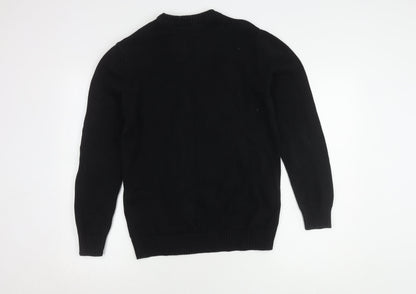 Jack & Jones Men's Black Pullover Jumper - Size S
