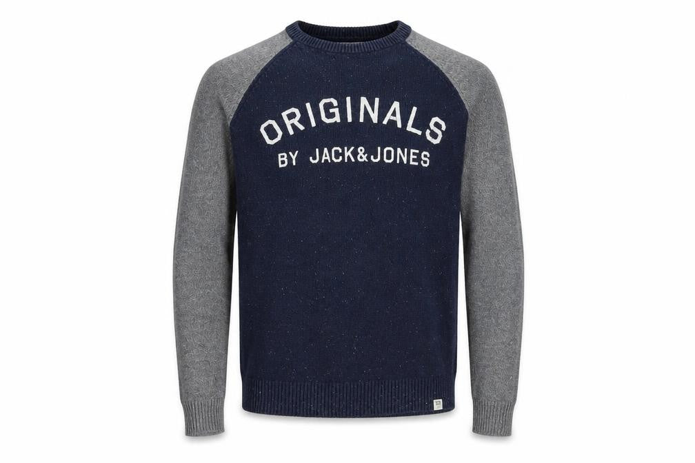 Jack & Jones Men's Blue M Logo Pullover Jumper