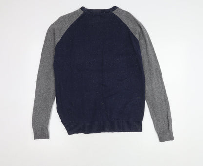 Jack & Jones Men's Blue M Logo Pullover Jumper