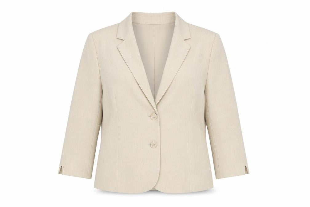 Eastex Women Beige Suit Jacket Size 16