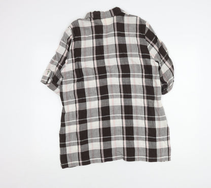 Eastex Women's Multicoloured Check Button-Up Shirt