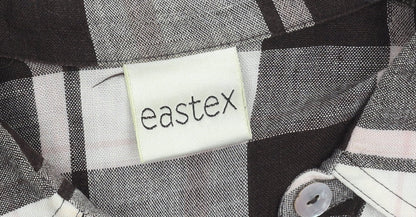 Eastex Women's Multicoloured Check Button-Up Shirt