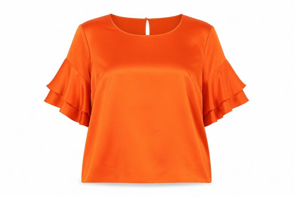 Dorothy Perkins Women's Orange Top - Size 22