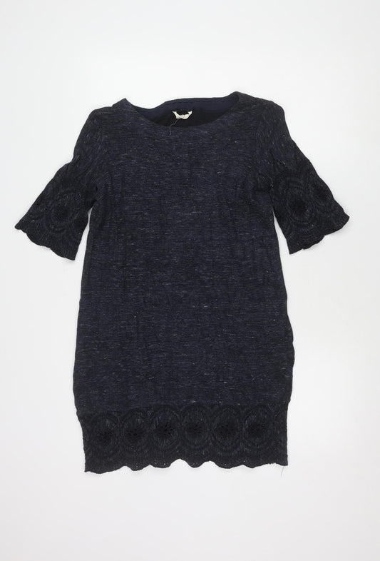 White Stuff Women's Blue Knee Length Dress