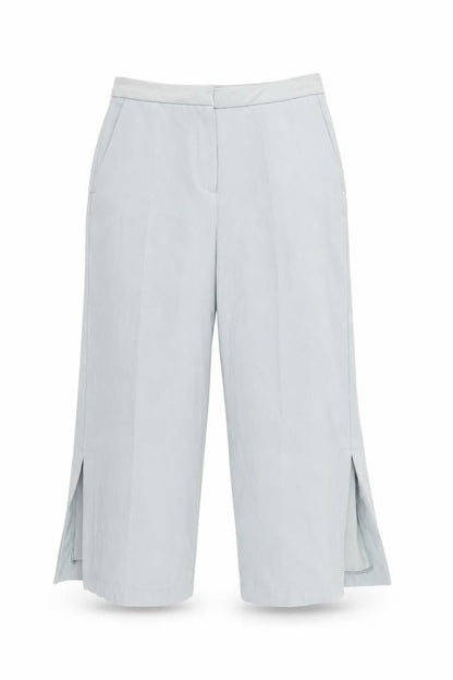 Zara Women's Blue Cropped Trousers - Medium