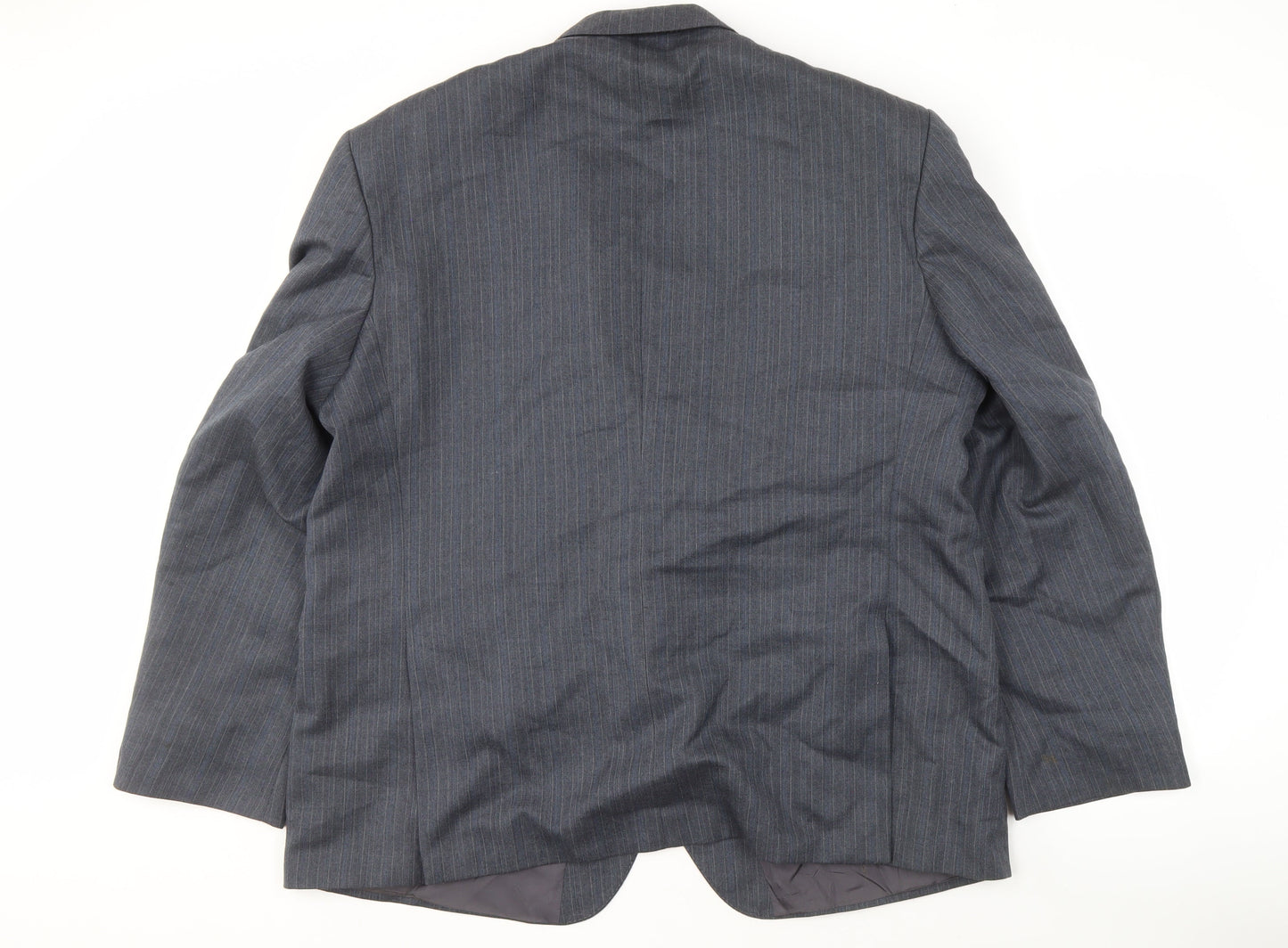 Pinstripe Men’s Regular Grey Blazer 50