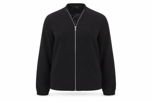 H&M Women's Black Mid-Length Jacket Size 12