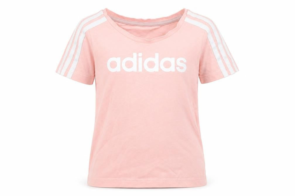 Adidas Girls Pink T-Shirt, 4-5 Years, Short Sleeve, Breathable