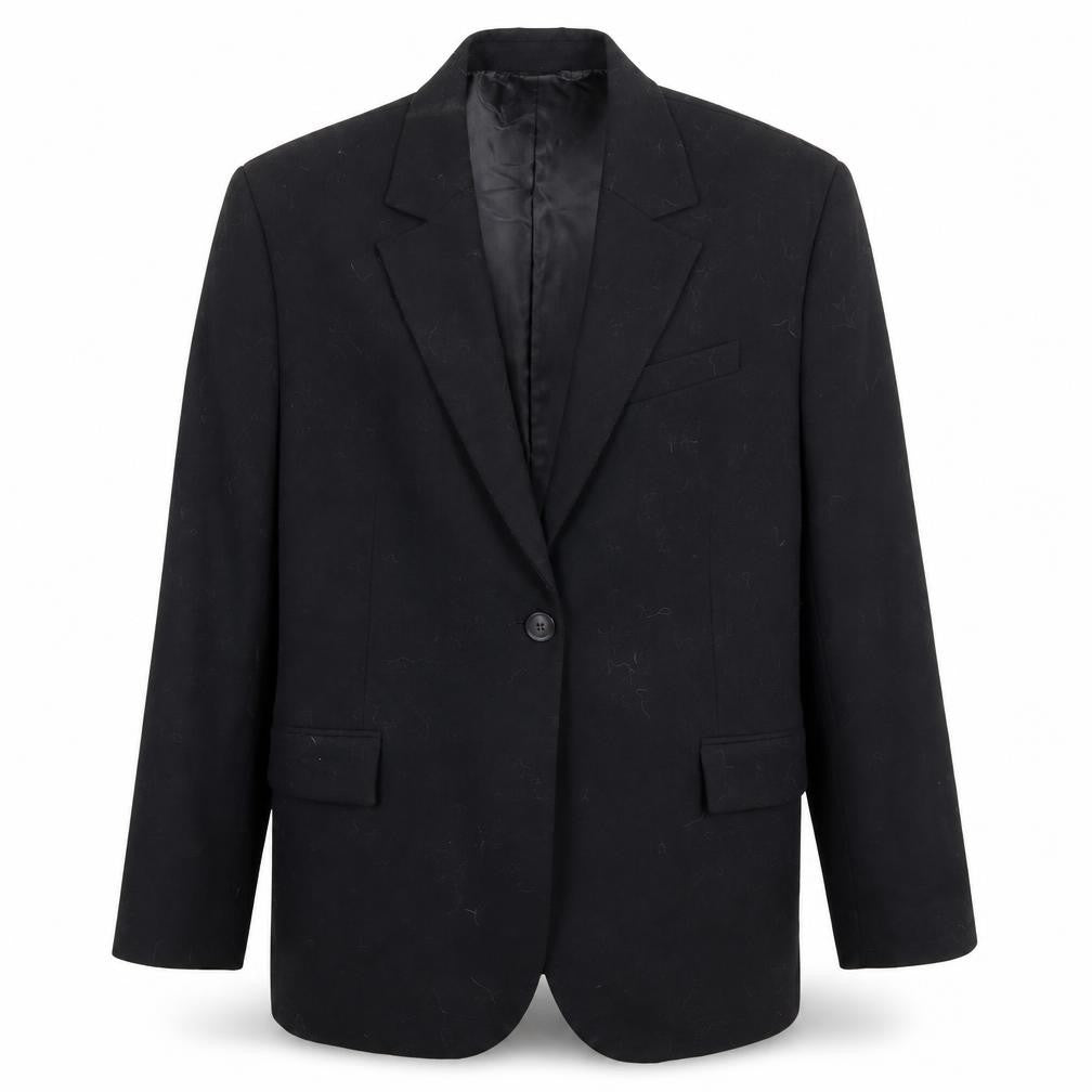 MNG Men’s Black Blazer XL Single-Breasted Formal