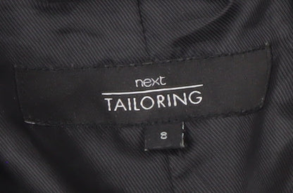 Next Women's Black Blazer Size 8 Tailored Fit