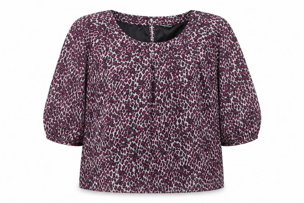 Windsmoor Women's Pink Animal Print Blouse Size 24