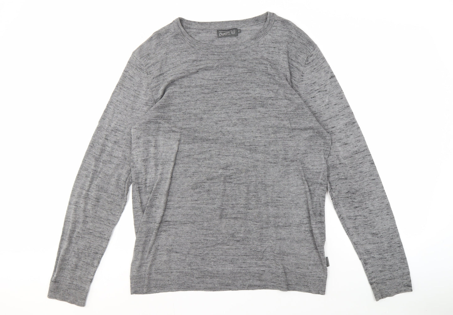 Jack & Jones Men's Grey 7XL Pullover Knit Jumper