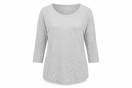 Hobbs Women's Grey 3/4 Sleeve T-Shirt Size S