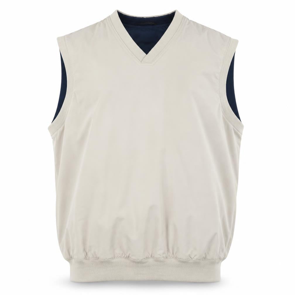 Greg Norman Men's Beige Waistcoat, Large, Casual