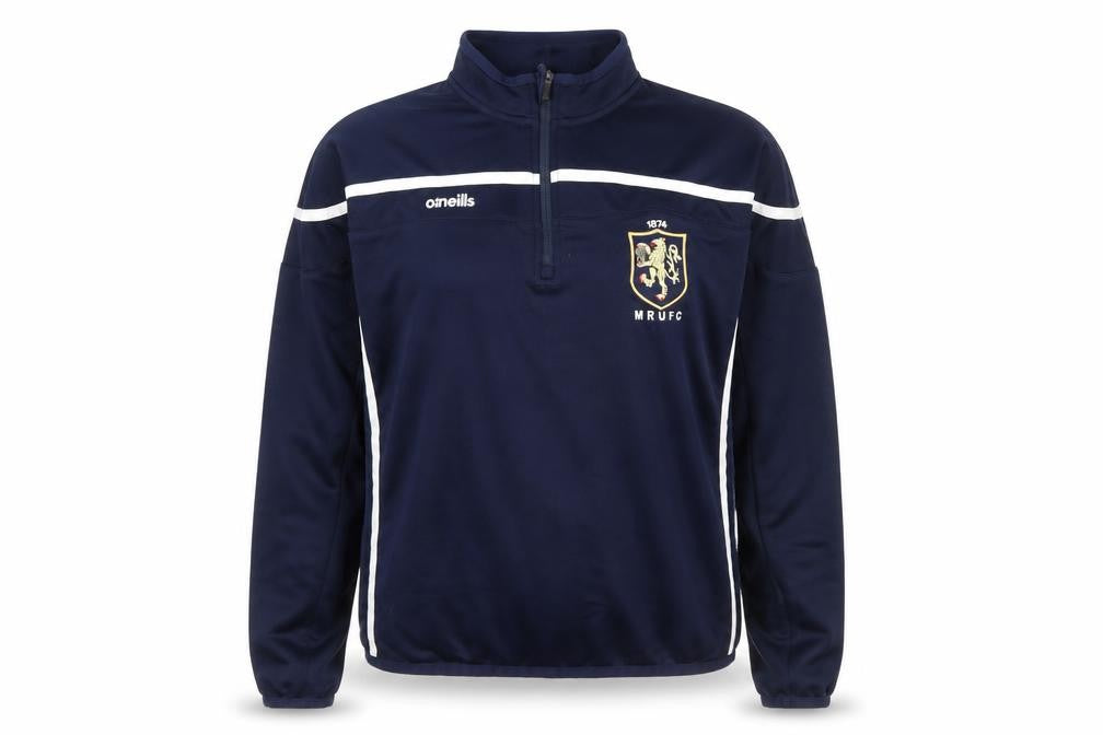O'Neills Unisex Blue 1/4 Zip Rugby Sweatshirt Size 12