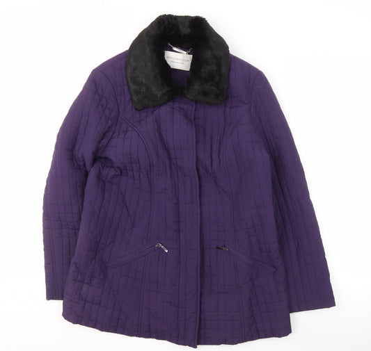 Windsmoor Women's Purple Quilted Jacket S