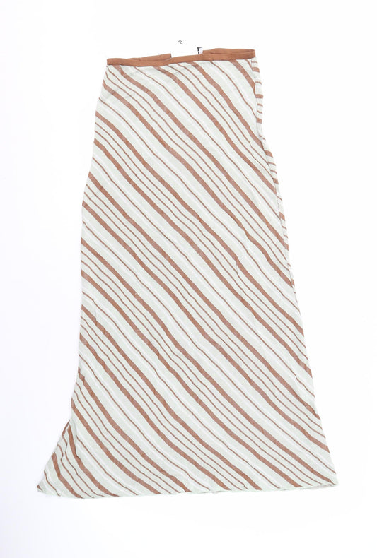 Zara Women's Striped Knit Skirt, Size 8