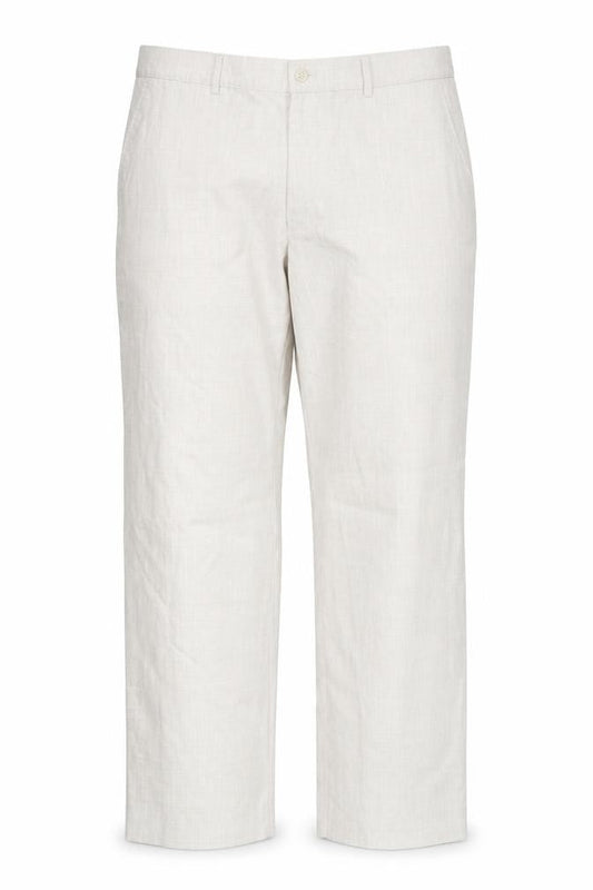 Farah Beige Unisex Trousers Size 10 Polyester Blend