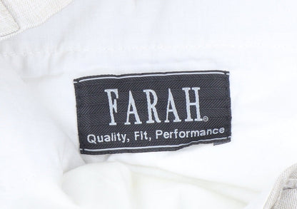 Farah Womens Beige Trousers Polyester Blend Size 10