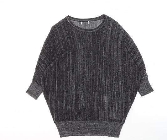 Jacqueline de Yong Women's Black Pullover Jumper S