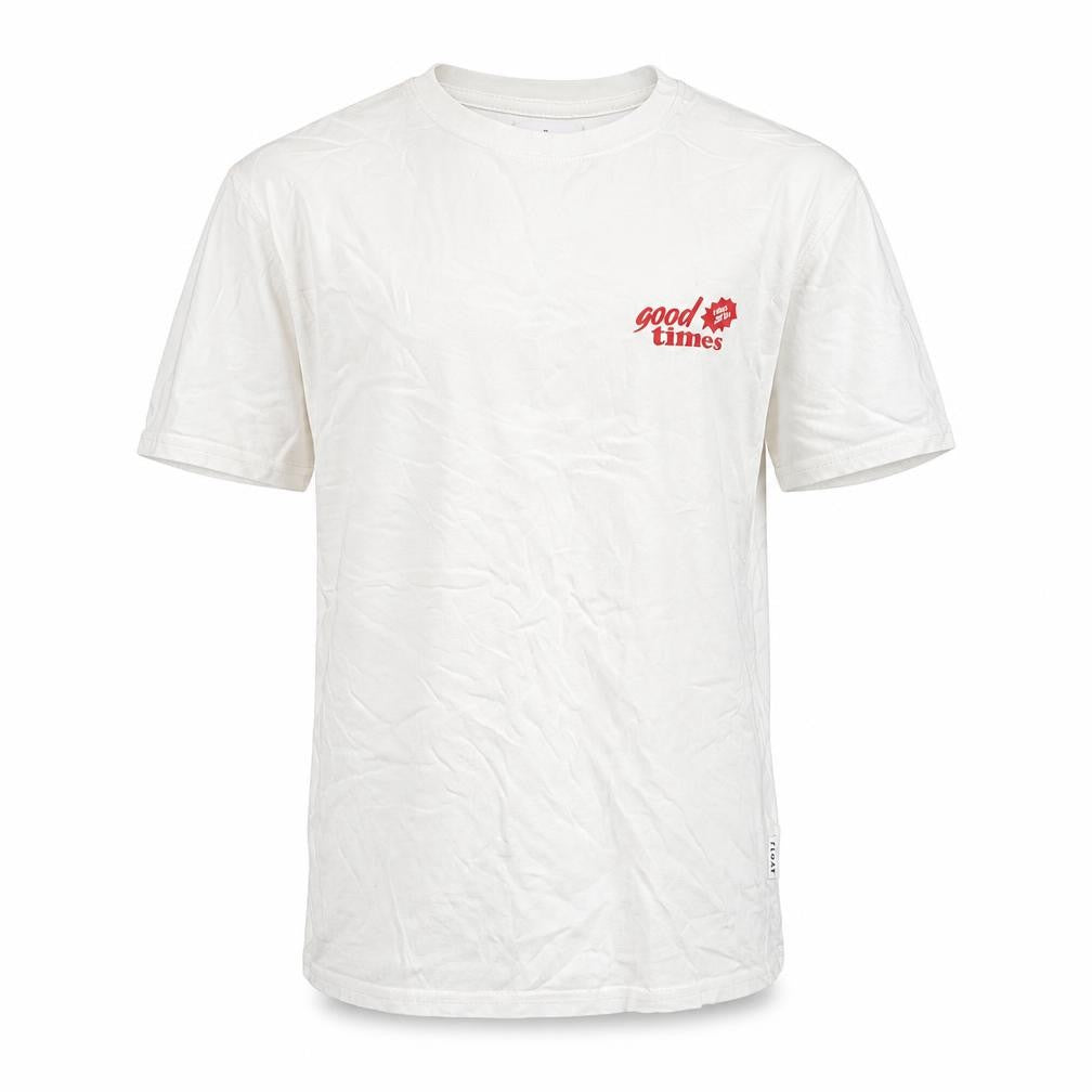 Float Apparel Unisex White M Graphic Print T-Shirt