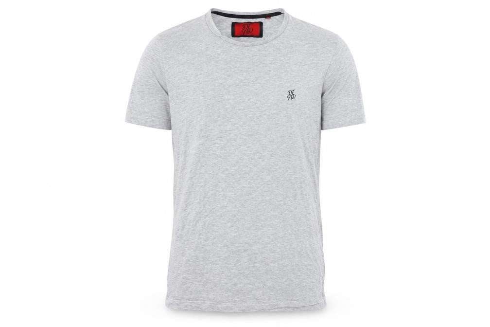 DFND Men's Grey Medium Crew Neck T-Shirt