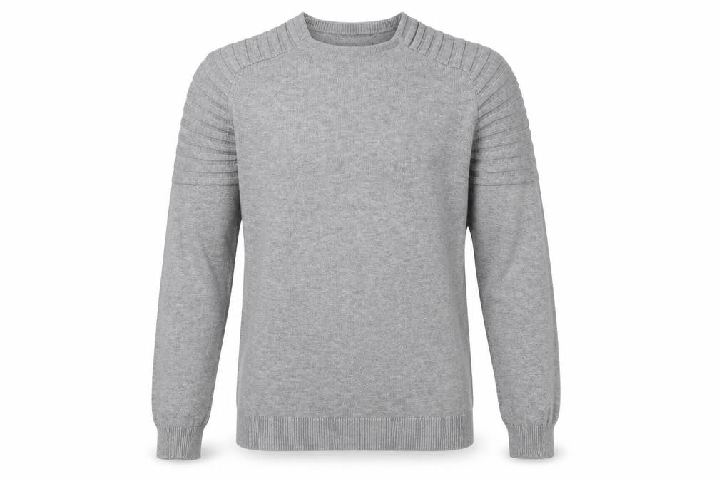 Firetrap Men's Grey Cotton Pullover Jumper XS