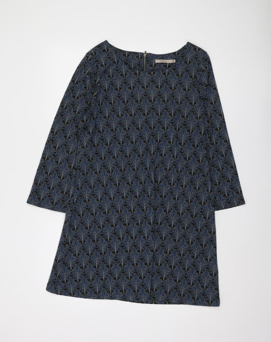 Darling Women's Blue Geometric Shift Dress L